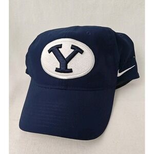 Bringham Young Cougars Nike Blue Men's‎ Strapback Hat Cap DriFit Adjustable BYU